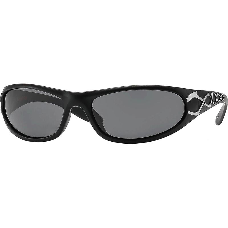 Ritual Vision Piranha Kiss Matte Black Black Polarised Angle