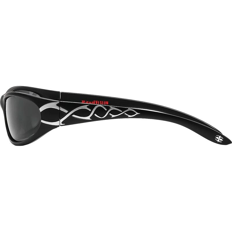 Ritual Vision Piranha Kiss Matte Black Black Polarised Side
