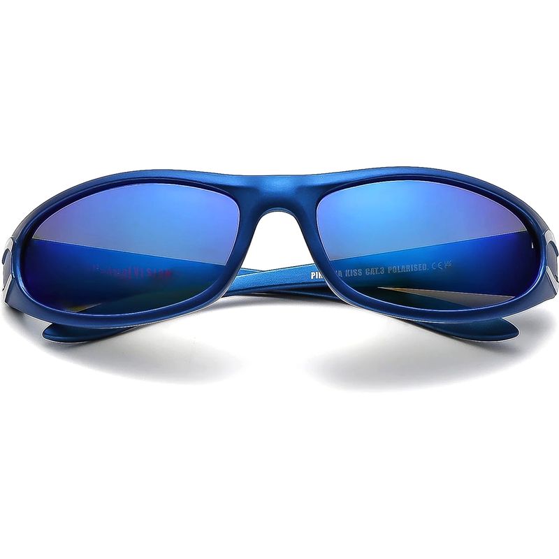 Ritual Vision Piranha Kiss Metallic Blue Blue Mirror Polarised Front2