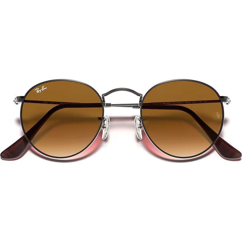 Round Flat Lens RB3447N, Gunmetal/Brown Gradient Glass Lenses