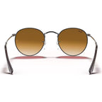 Round Flat Lens RB3447N, Gunmetal/Brown Gradient Glass Lenses