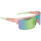Aqua Marina, Bleached Mauve/Pink Mirror Polarised Lenses