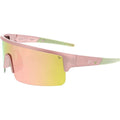 Aqua Marina, Bleached Mauve/Pink Mirror Polarised Lenses