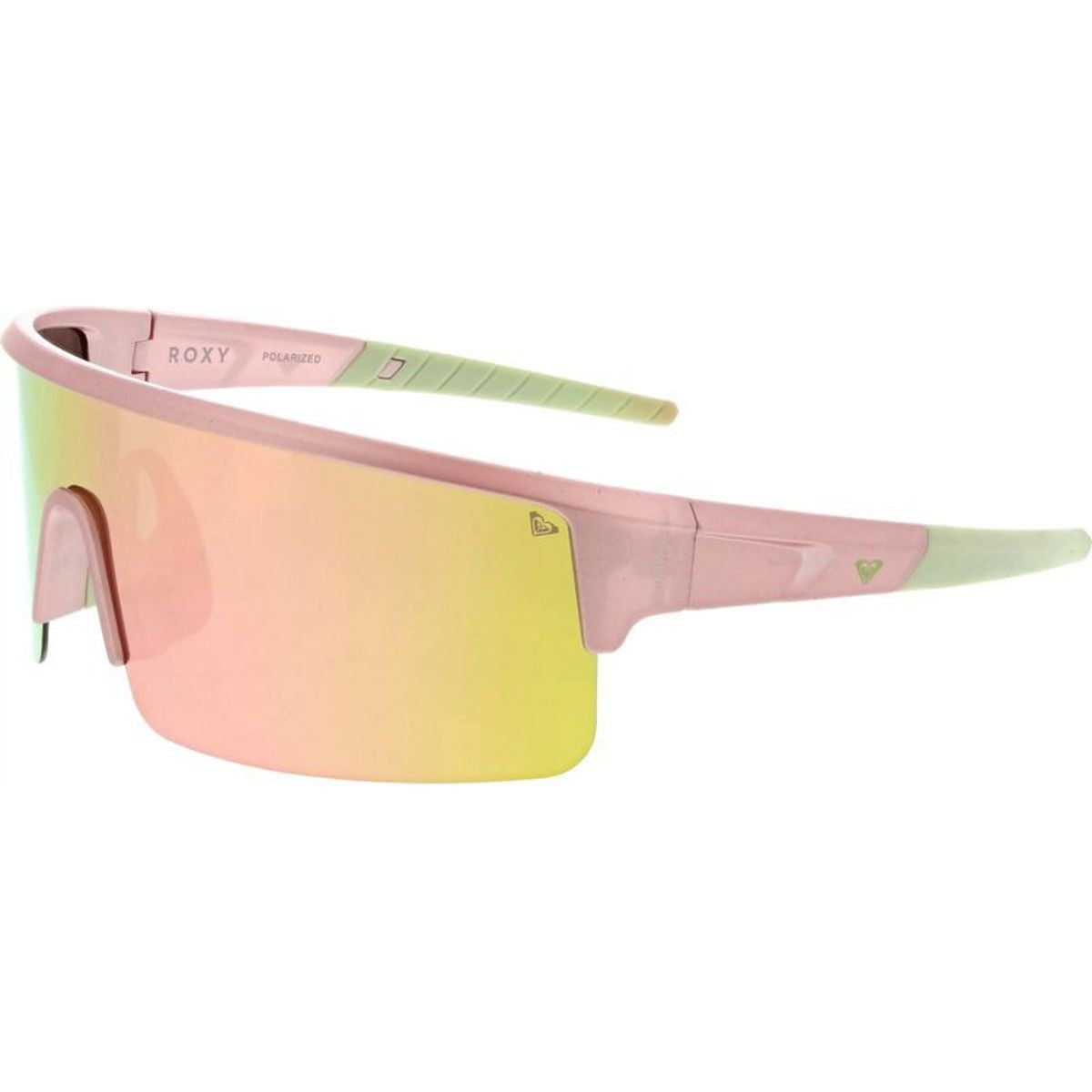 Aqua Marina, Bleached Mauve/Pink Mirror Polarised Lenses