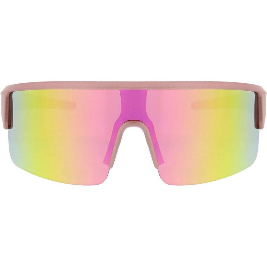 Aqua Marina, Bleached Mauve/Pink Mirror Polarised Lenses
