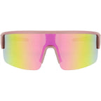 Aqua Marina, Bleached Mauve/Pink Mirror Polarised Lenses