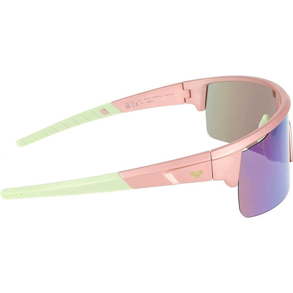 Aqua Marina, Bleached Mauve/Pink Mirror Polarised Lenses