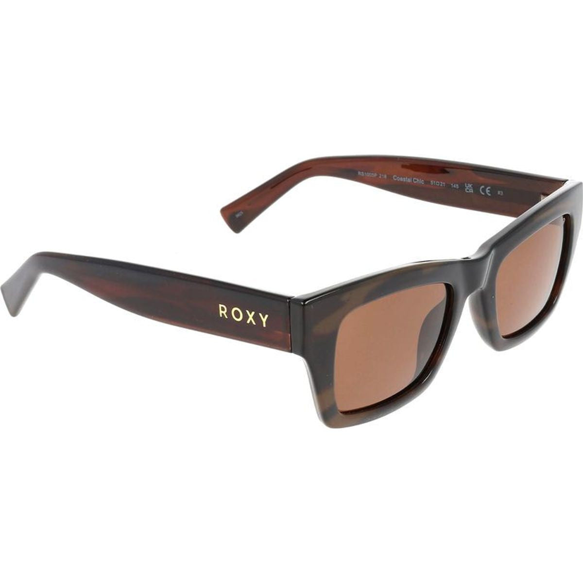 Coastal Chic, Brown Striation/Brown Polarised Lenses