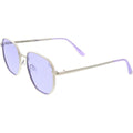 Sun Kissed, Silver/Purple Light Silver Flash Mirror Polarised Lenses