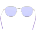 Sun Kissed, Silver/Purple Light Silver Flash Mirror Polarised Lenses