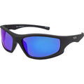 Jagger, Rubber Black/Blue Mirror Polarised Lenses