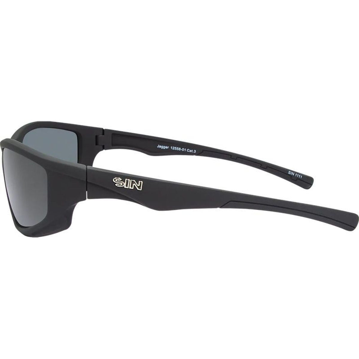 Jagger, Rubber Black/Smoke Polarised Lenses