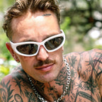 Reefer, White/Smoke Polarised Lenses