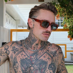 Rocker, Translucent Brown/Green Gradient Polarised Lenses