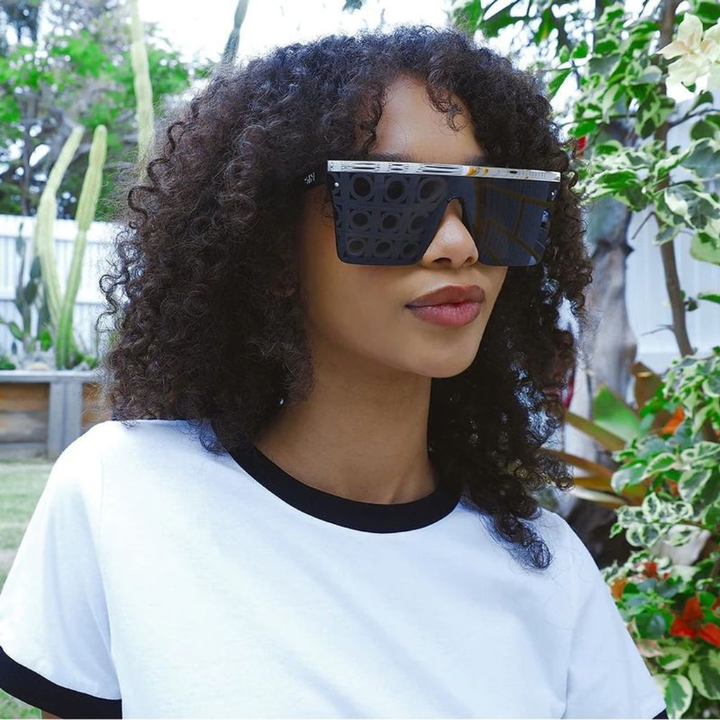 The Bar, Black and Silver/Smoke Polarised Lenses