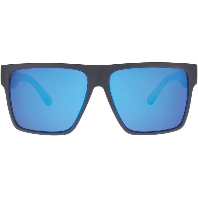 Vespa II, Matte Black/Blue Flash Mirror Polarised Lenses