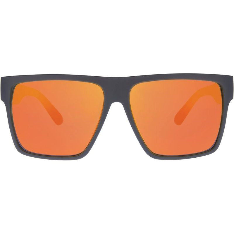 Vespa II, Matte Black/Red Flash Mirror Polarised Lenses