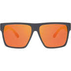 Vespa II, Matte Black/Red Flash Mirror Polarised Lenses
