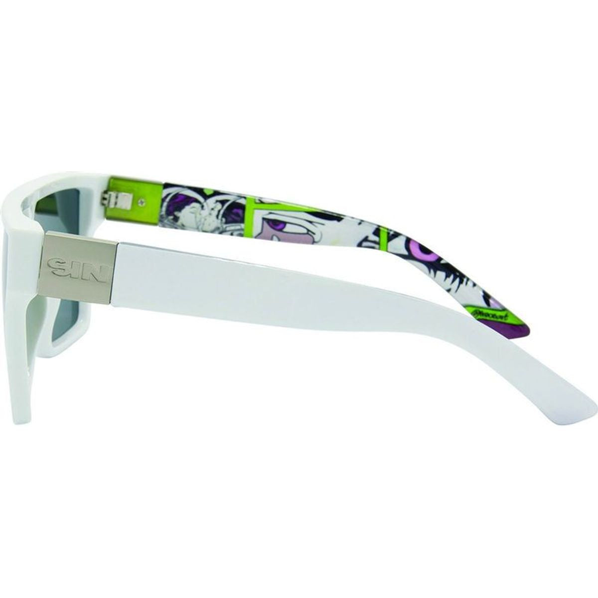 Loose Cannon, White/Purple Mirror Polarised Lenses