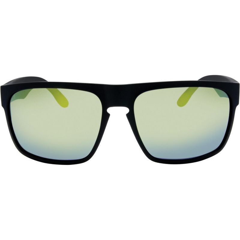 Peccant, Matte Black/Matte Green Mirror Polarised Lenses