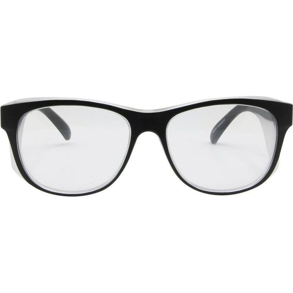 Safe & Sound Safety, Matte Black/Clear Lenses