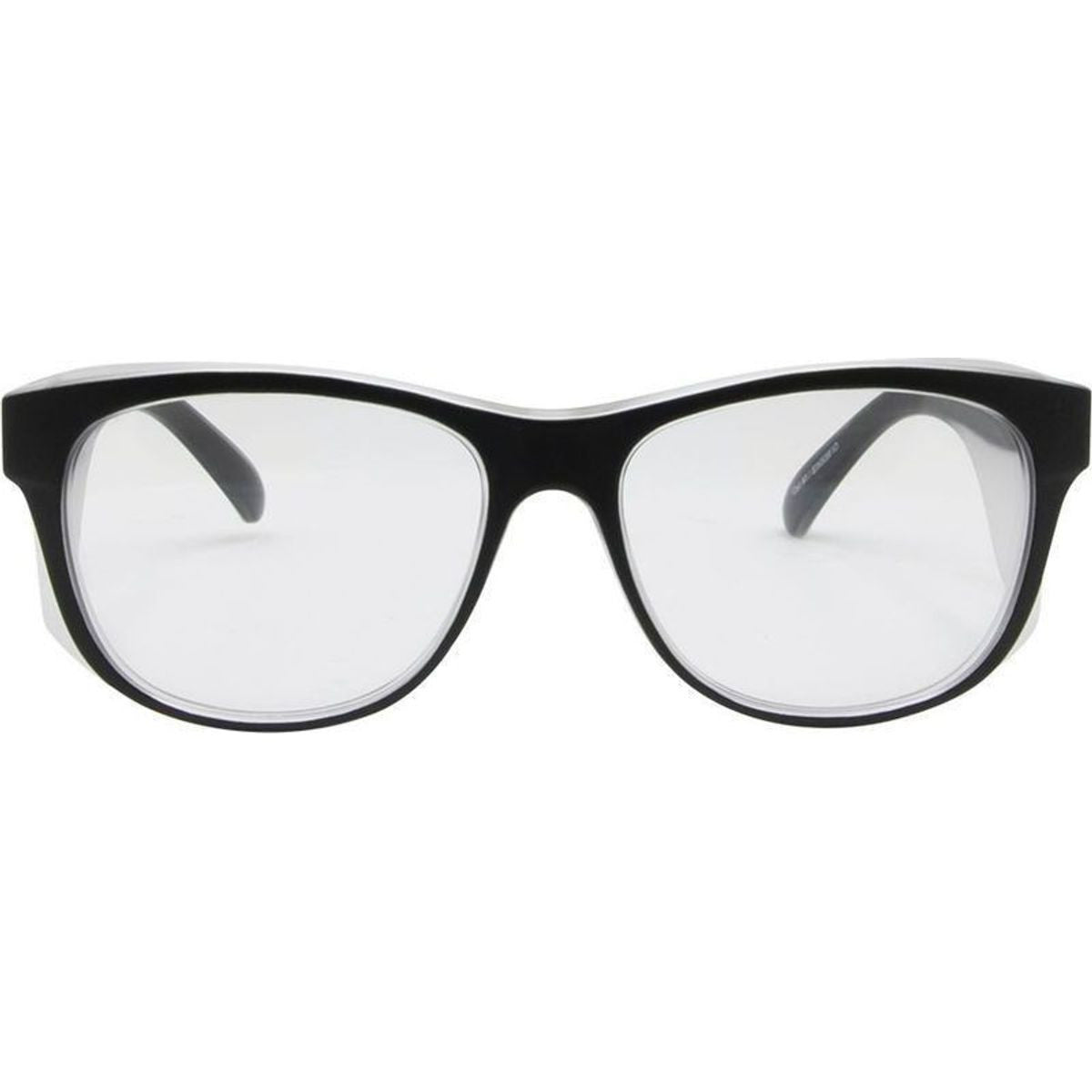 Safe & Sound Safety, Matte Black/Clear Lenses