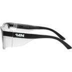 Safe & Sound Safety, Matte Black/Clear Lenses