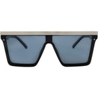 The Bar, Black and Matte Silver/Smoke Polarised Lenses