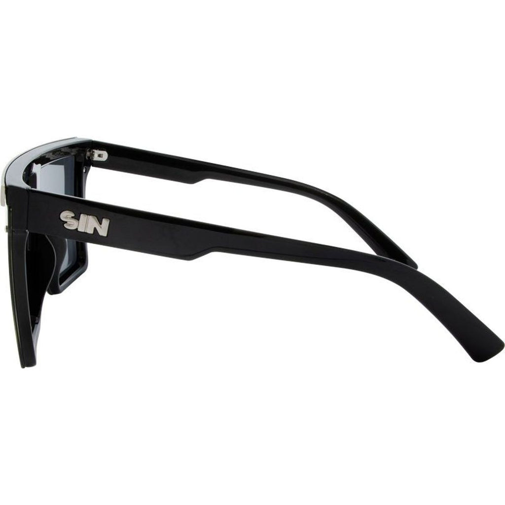 The Bar, Black and Matte Silver/Smoke Polarised Lenses