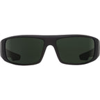 Logan, Soft Matte Black/Happy Grey Green Lenses