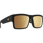 Cyrus, Soft Matte Black/HD+ Happy Bronze Gold Spectra Mirror Lenses
