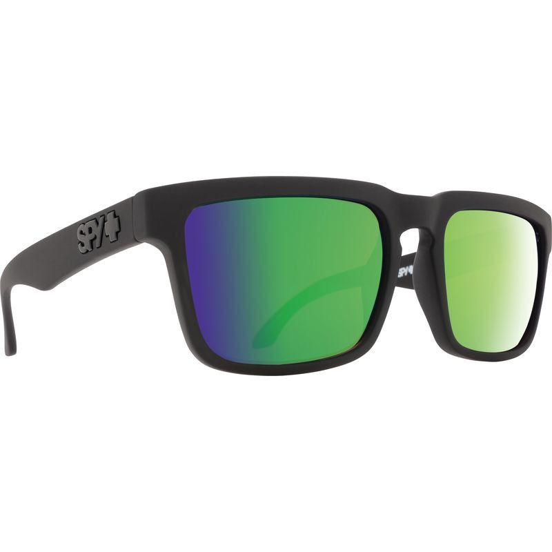 Helm, Matt Black/Happy Bronze Green Spectra Mirror Polarised Lenses