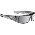 Logan, Clear Smoke/Happy Grey Green Silver Mirror Lenses
