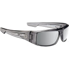 Logan, Clear Smoke/Happy Grey Green Silver Mirror Lenses