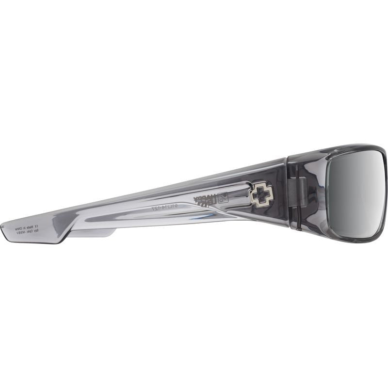 Logan, Clear Smoke/Happy Grey Green Silver Mirror Lenses
