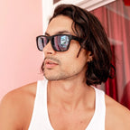 Spartan, Black Rubber/Smoke Flash Mirror Polarised Lenses