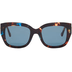 Lottie, Havana with Blue Injection/Dark Blue Lenses