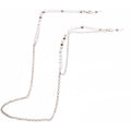 Szade Pearl Sunglass Chain, Silver Pearl