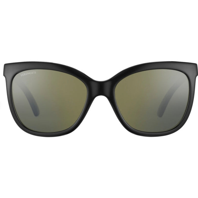 Agata, Shiny Black/555nm Polarised Photochromic Glass Lenses