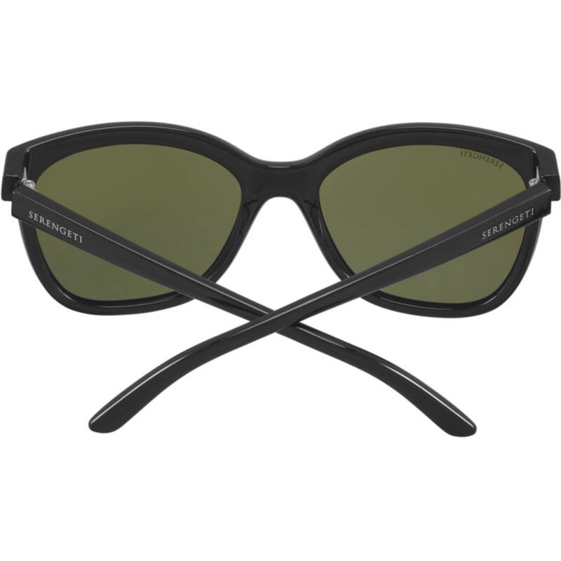 Agata, Shiny Black/555nm Polarised Photochromic Glass Lenses