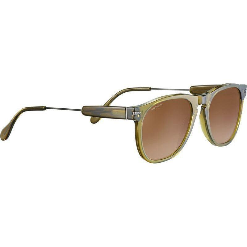Amboy, Crystal Olive and Shiny Dark Gunmetal/Drivers Grad Photochromic Polarised Glass Lenses
