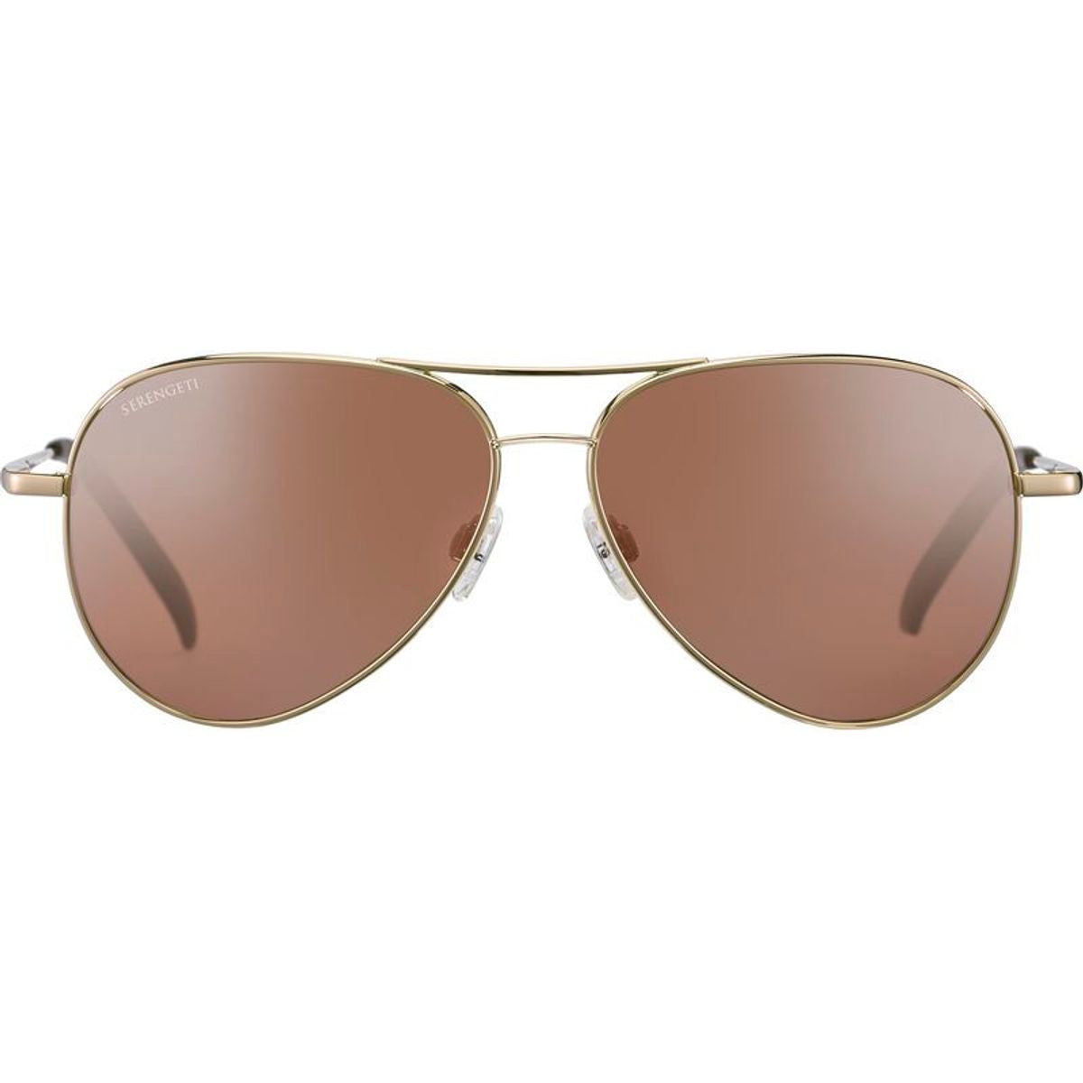 Carrara XL, Shiny Gold/Drivers Gradient Photochromic Polarised Glass Lenses