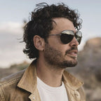 Carrara XL, Shiny Gunmetal/555nm Photochromic Polarised Glass Lenses