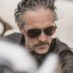 Carrara XL, Shiny Gunmetal/Drivers Photochromic Polarised Glass Lenses
