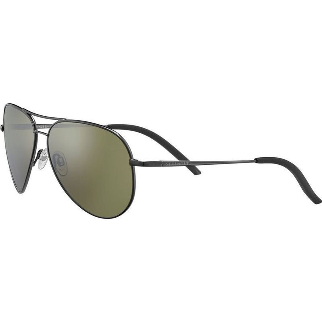 Carrara, Shiny Dark Gunmetal/555nm Photochromic Polarised Glass Lenses