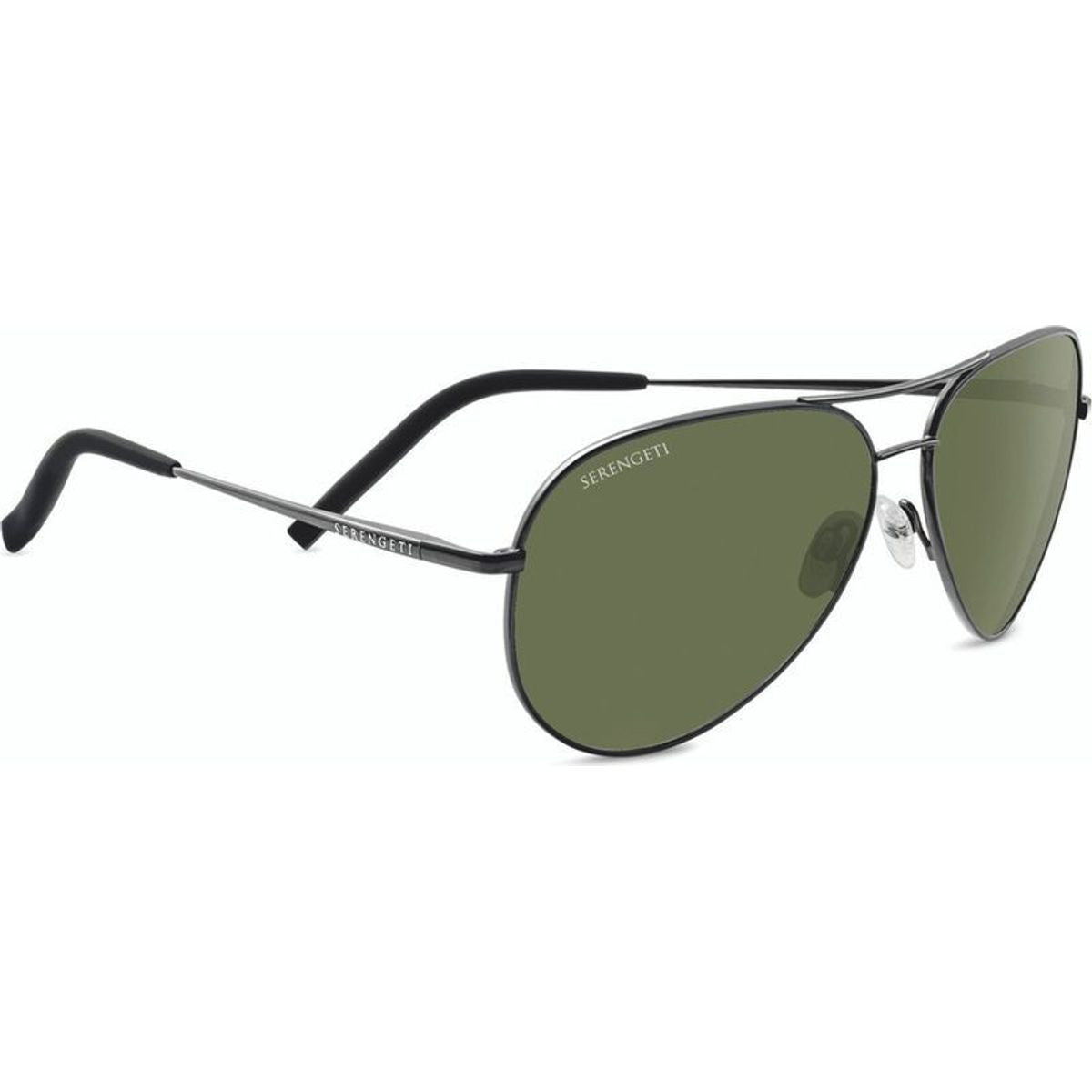 Carrara, Shiny Dark Gunmetal/555nm Photochromic Polarised Glass Lenses