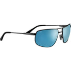 Dante 2.0, Shiny Black/555nm Blue Photochromic Polarised Glass Lenses