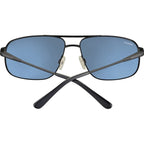 Dante 2.0, Shiny Black/555nm Blue Photochromic Polarised Glass Lenses