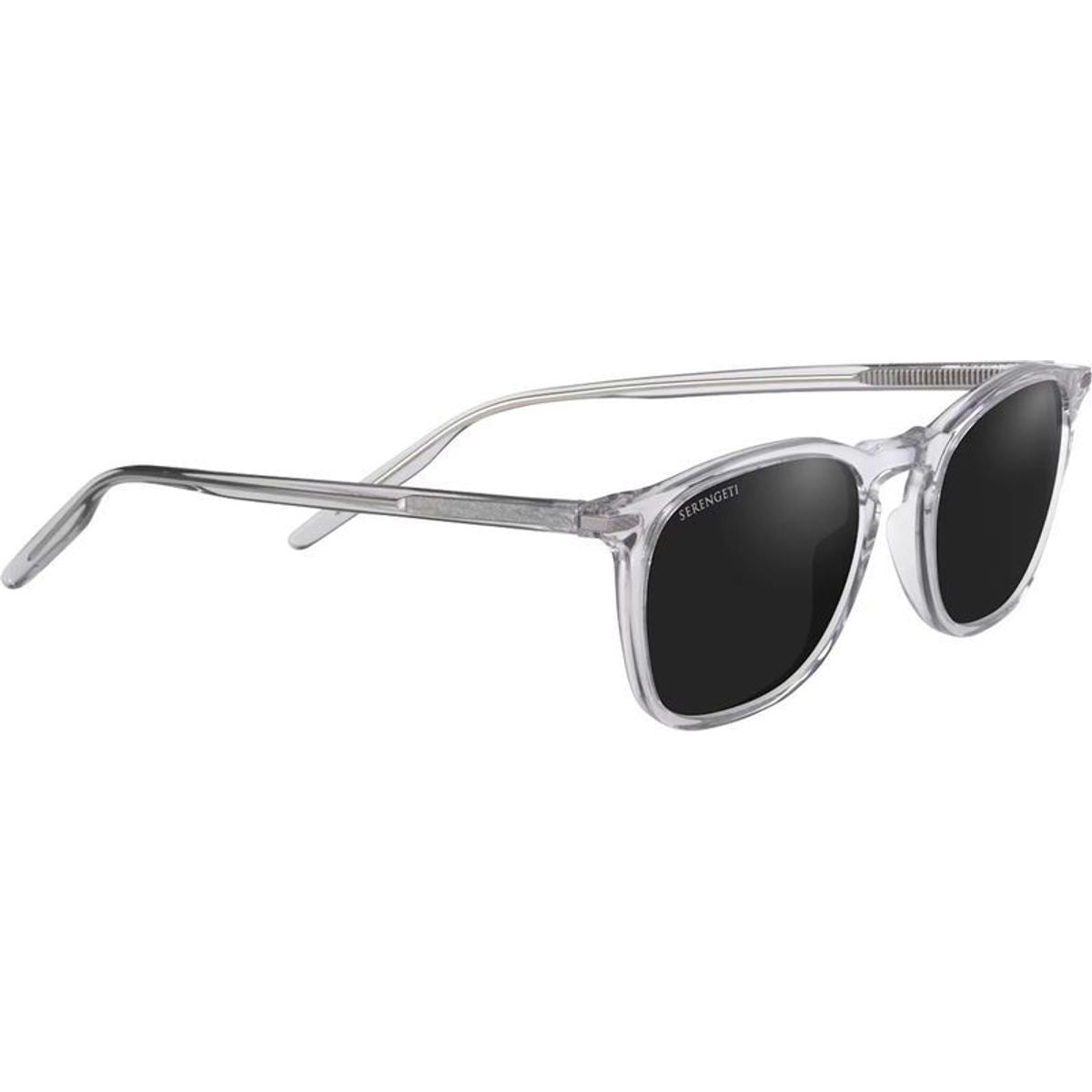 Delio Large, Crystal Clear/Onyx Photochromic Polarised Glass Lenses