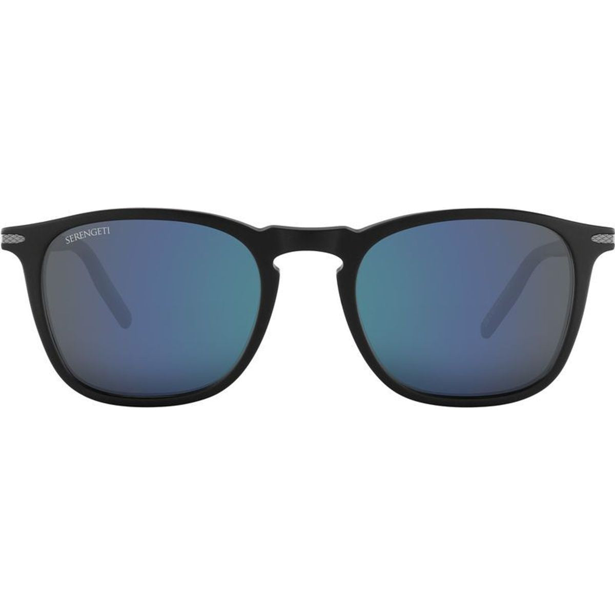 Delio, Matte Black/555nm Blue Photochromic Polarised Glass Lenses